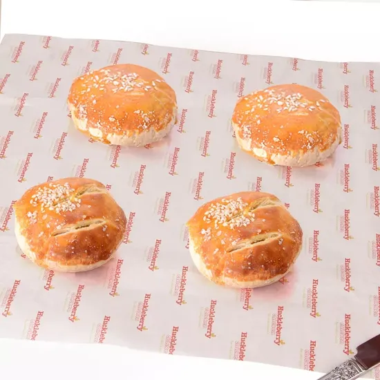 Food Grade Waxed Oil Proof Custom Logo Printed Grease Wrapping Wax Paper